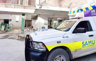 Elementos del Servicio de Atención Médica de Urgencias (SAMU), brindaron atención prehospitalaria a la mujer