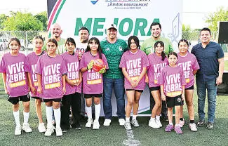 Fortaleciendo los espacios públicos y así fomentar el deporte entre la niñez y la juventud