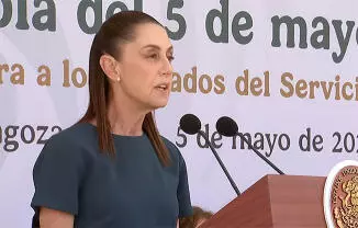 Desde la capital poblana, la Mandataria federal dijo que quienes buscan apoyo externo estarán destinados a la derrota
