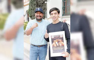 Jóvenes talentos locales se preparan para participar en una función que incluirá peleas de exhibición y combates profesionales a finales de mes