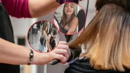 Una mujer no pudo aguantar la frustración de ver que su nuevo corte de cabello no era lo que esperaba