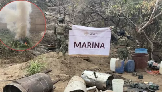 Las acciones por parte de los elementos navales fueron realizadas en los poblados de Estancias de los García y Los Bajíos