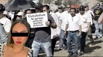Juan Carlos Meza realizó una marcha pacífico desde la Plaza Centenario hasta el Centro Estatal de Justicia