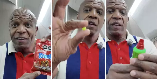 El actor sorprendió a fans mexicanos al degustar golosinas enchiladas, ácidas y con chile en polvo