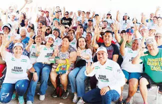 La candidata a la diputación por el Distrito 05, reitera que trabajará en equipo para mantener la paz y tranquilidad de las familias