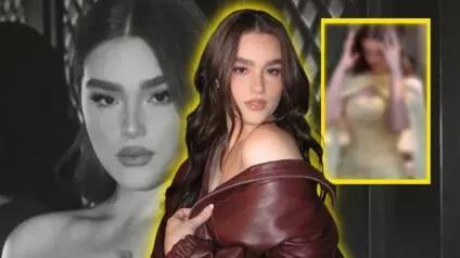 En un elegante color primaveral y veraniego, la hija del boxeador se lució como nunca y los halagos no pararon en redes sociales