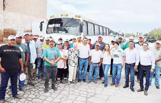 Transportistas de San Pedro manifestaron su respaldo al proyecto de la candidata de la Alianza Ciudadana por la Seguridad a la diputación local.