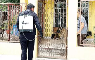 El Departamento de Protección Animal de Frontera reforzó las acciones preventivas para evitar la proliferación de garrapatas.