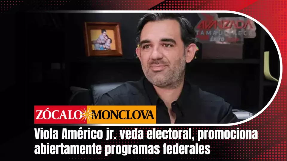 La acción del funcionario federal y militante de Morena viola las prohibiciones en materia de promoción de programas sociales