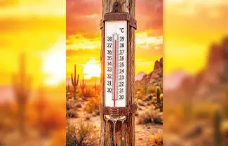 De nueva cuenta el termómetro subió en Monclova y alcanzó los 39 grados centígrados la mañana de este viernes.