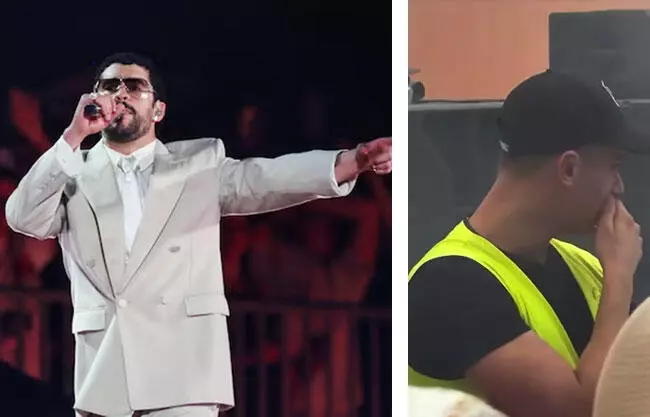 En el video, que rápidamente se volvió viral en Instagram y otras redes sociales, se observa al trabajador luchando por mantener la compostura.