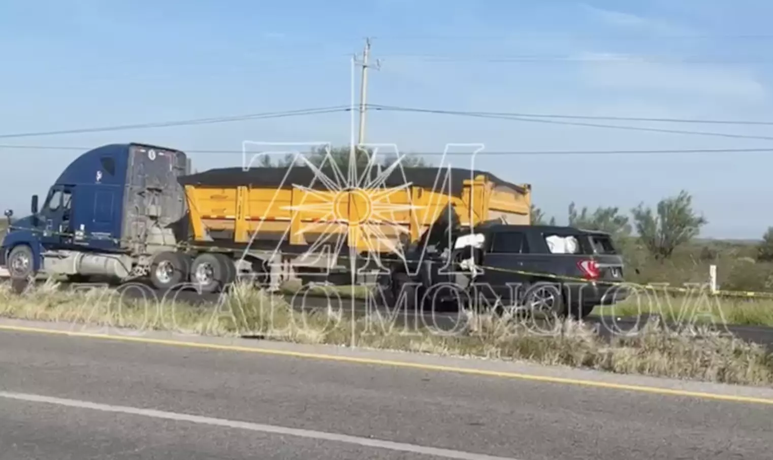 Efectivos de la Guardia Nacional, División Caminos, llevaron a cabo el peritaje correspondiente y solicitaron una grúa particular para mover la unid