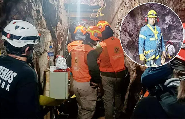 Complejas maniobras de rescate debido a las condiciones de riesgo existentes en el sitio del accidente