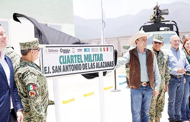Llevamos 18 cuarteles nuevos para blindar Coahuila: Manolo Jiménez Salinas