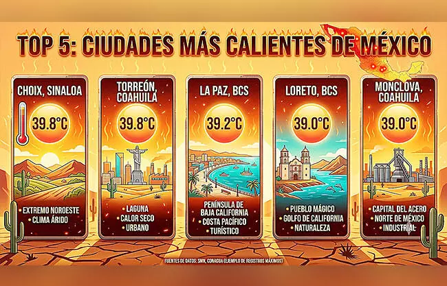 Las altas temperaturas han provocado que cuando menos cinco maestros presentaran síntomas relacionados con golpe de calor