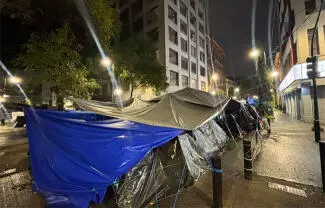 En las inmediaciones del Zócalo no se aprecia ningún operativo especial de la Policía capitalina o federal para contener a los maestros