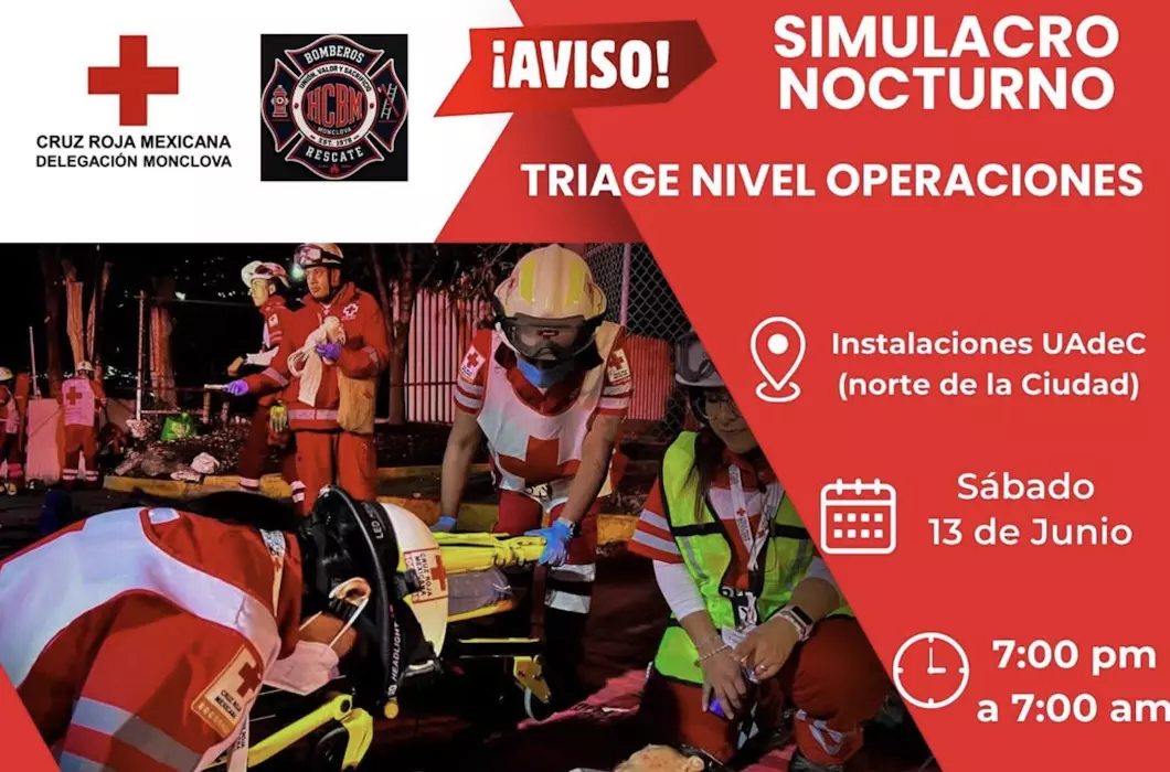 La Cruz Roja destacó que este tipo de actividades permiten fortalecer la capacidad de respuesta ante emergencias reales y contribuyen a mejorar la atención a la comunidad.