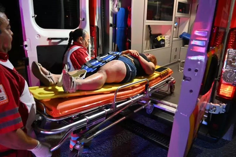 El accidente ocurrió alrededor de las 03:00 horas, cuando Fernanda Anaí circulaba a bordo de una motoneta negra marca Veloci
