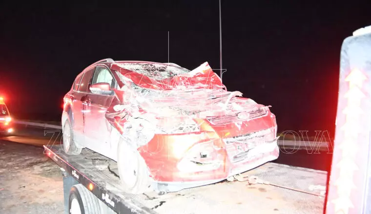 Los hechos se registraron a la altura del kilómetro 14, al norte de la ciudad, movilizando a cuerpos de auxilio y autoridades tras reportarse un acc