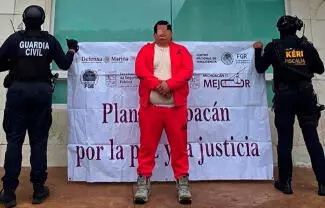 La detención se realizó mediante un operativo encabezado por la Secretaría de Seguridad Pública de Michoacán y la Fiscalía General del Estado