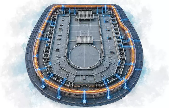 El coliseo de los vaqueros, en fase de construcción