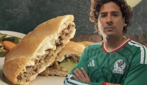 El futbolista mexicano fue responsable de una de las creaciones más populares: la torta suiza que contiene cuatro quesos