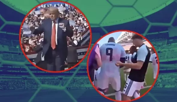 Hasta el momento, ni Lukaku ni la Federación Belga han confirmado que la celebración estuviera dirigida al mandatario estadounidense