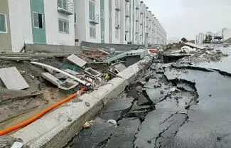  Con un paisaje de destrucción, amanecieron las calles del programa federal Vivienda para el Bienestar en el puerto de Veracruz