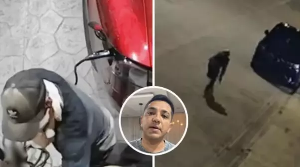 El creador de contenido exigió justicia y publicó el video en el que evidencia cómo dos sujetos intentaron irrumpir en su casa