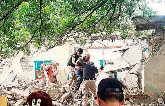 El señor Sergio Fuentes Pérez fue atendido por paramédicos de Nueva Rosita
