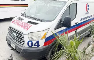 La ambulancia principal del Grupo de Rescate y Urgencias Médicas (GRUM) Coahuila, A.C., requiere reparaciones urgentes.