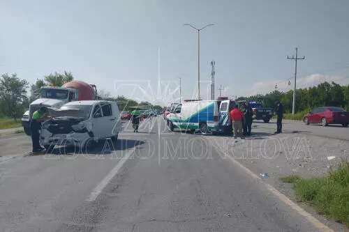 Elementos de Seguridad Pública Municipal de San Buenaventura y Frontera arribaron al lugar para brindar los primeros auxilios.