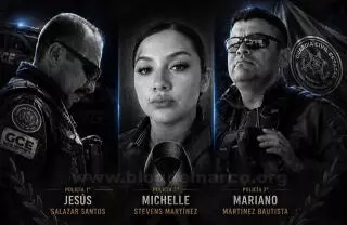 Las víctimas fueron identificadas como Michelle Steven, Jesús Salazar Santos y Mariano Martínez Bautista