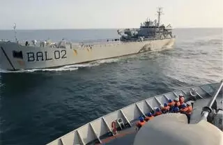 La Secretaría de Marina compartió un video en sus redes sociales donde muestra un tradicional acto de cortesía naval