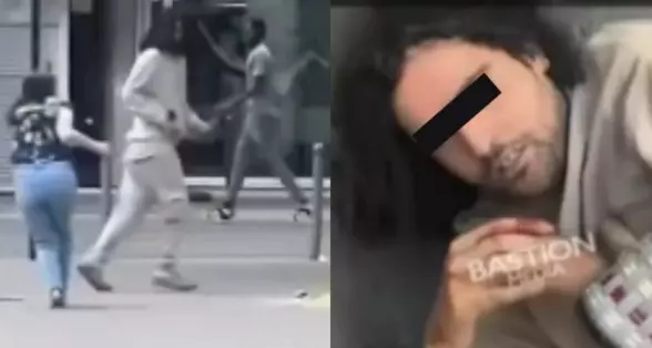 El sujeto fue detenido por la Policía de París