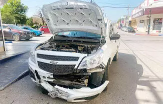 Afortunadamente, las conductoras salieron ilesas