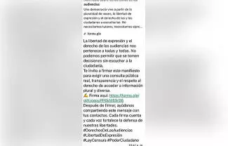 En defensa de la libertad de expresión y los derechos de las audiencias