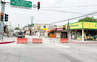 A inicios de semana por trabajos de obra pública se cerró la vialidad de la calle Juárez, entre De la Fuente y Miguel Blanco, de la Zona Centro.