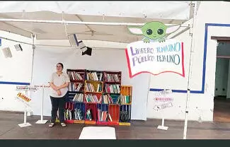 El librero público se encuentra en el Museo Coahuila y Texas
