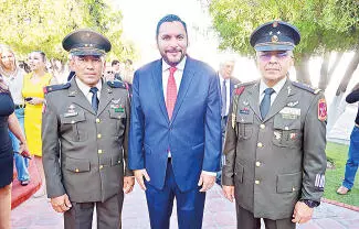El general brigadier de Estado Mayor, Juan Carlos Quiroz Muñoz, comandante de la Sexta Zona Militar, arribó ayer a Monclova