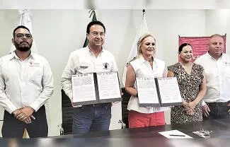 El municipio de Múzquiz que preside la alcaldesa Laura Jiménez Gutiérrez, firmó convenio de colaboración con el Instituto Estatal de Educación p