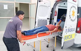 Sufre lesiones de consideración en la cabeza y distintas partes del cuerpo