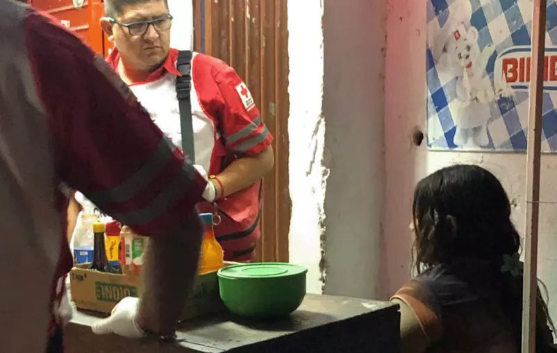 La afectada, identificada como Daniela, caminaba rumbo a su domicilio sobre la calle Chabacanos