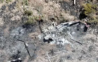 El helicóptero en el que viajaban despegó de la localidad de Loisaba y se precipitó hacia las 09H13 locales (06H13 GMT)