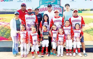 Sin perder un solo partido, la novena de Monclova se coronó en la categoría U10 en el certamen celebrado en Durango
