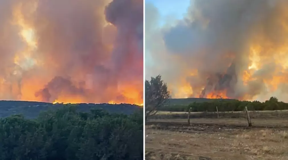 El incendio Ross creció de forma drástica en pocas horas, cruzó hacia otro condado y obligó a familias a evacuar antes del amanecer. 