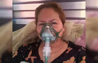 La madre buscadora no detalló qué tipo de enfermedad está superando.