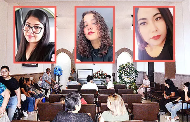 Tres familias despiden a sus seres queridos, tres mujeres alegres y trabajadoras, que dejan un gran dolor a sus familiares y amigos