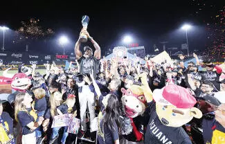 Por tercera vez en su hostoria la novena de Tijuana se alzó con el título de la Liga Mexicana de Beisbol 