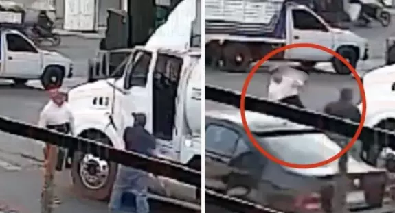 Tras lo ocurrido, familiares, amigos y compañeros del conductor bloquearon la autopista México-Puebla, a la altura de Puente Blanco, en Chalco, Estado de México, para exigir la detención del hombre